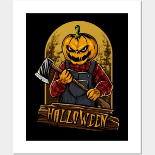 Halloween Grim Reaper Posters and Art